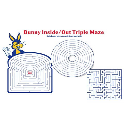 triple maze activity sheet